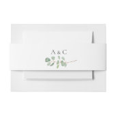 Eucalyptus tak bruiloft uitnodigingen wikkel (Voorkant Voorbeeld)