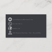 Eucalyptus tak donkergroen dank u kaart invoegen (Achterkant)