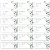 Eucalyptus Tak Gastenadreslabels Sticker (Voorkant)