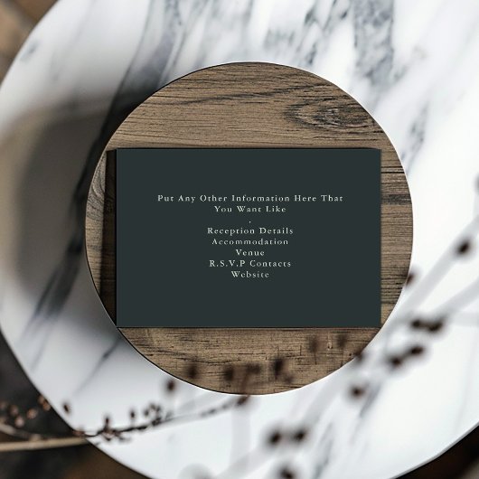 Eucalyptus tak, groen blad bruiloft behuizing informatiekaartje