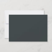 Eucalyptus tak groen blad bruiloft rsvp kaart (Achterkant)