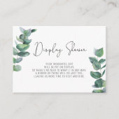 Eucalyptus tak - Showersieraden Informatiekaartje (Voorkant)