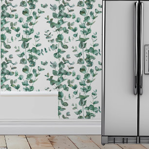 Eucalyptus takken groen blad botanisch behang