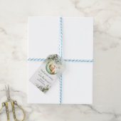Eucalyptus teddybeer over de maan bedankt cadeaulabel (Met Touw)