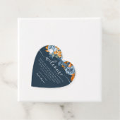 Eucalyptus Terracotta Blauwe Rust Welkom Bruiloft Bedankjes Labels (In situ)