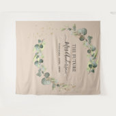 Eucalyptus Terracotta Toekomst Mrs Achtergrond Wandkleed (Voorkant (horizontaal))