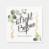 Eucalyptus The Night Before Napkins Servet (Voorkant)