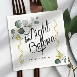 Eucalyptus The Night Before Napkins Servet