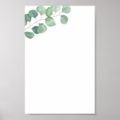 Eucalyptus thema poster (Voorkant)