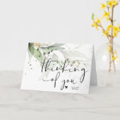 Eucalyptus Thinking of You Promotion Kaart (Gele Bloem)