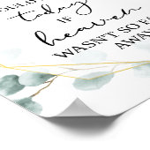 Eucalyptus Thleed Memory Sign | Heaven Wedding Poster (Hoek)
