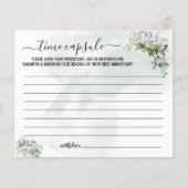 Eucalyptus Tijd capsule advies tweetalige kaart (Voorkant)