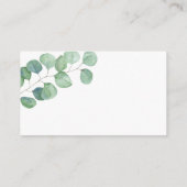 Eucalyptus - Toon Bruiloft Informatiekaartje (Achterkant)