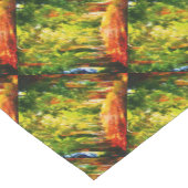 Eucalyptus Tree Lined Avenue Pointillisme Art Korte Tafelloper (Hoek)