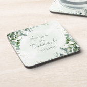 Eucalyptus Trouw Coaster 1001A Bier Onderzetter (Linkerzijde)