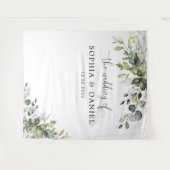 Eucalyptus Trouwachtergronden Banner Wandkleed (Voorkant (horizontaal))