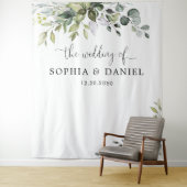 Eucalyptus Trouwachtergronden Banner Wandkleed (In situ)