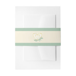 Eucalyptus trouwband uitnodigingen wikkel