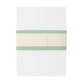 Eucalyptus trouwband uitnodigingen wikkel (Achterkant Voorbeeld)