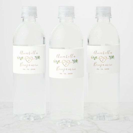 Eucalyptus Trouwfles Waterfles Label Etiket (Flessen)