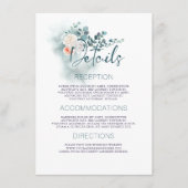 Eucalyptus Trouwgegevens Informatie Gast Informatiekaartje (Voorkant)