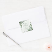 Eucalyptus Trouwgunst Label Sticker 1001A (Envelop)