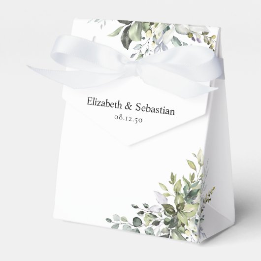 Eucalyptus Trouwgunstdoos Bedankdoosjes (Voorkant Zijde)