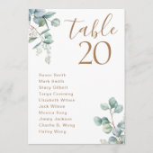 Eucalyptus Trouwkaart Kaart (Voorkant)