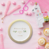 Eucalyptus Trouwpapier Bord (Feest)