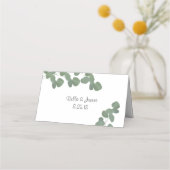 Eucalyptus Trouwplaatskaarten Plaatskaartje (Achterkant)