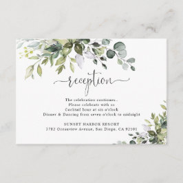 Eucalyptus Trouwreceptie Bijlagekaart  Informatiekaartje