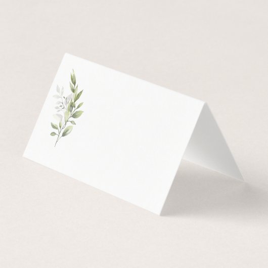 Eucalyptus Trouwtafel Nummers Kaart (Voorkant)