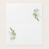 Eucalyptus Trouwtafel Nummers Kaart (Buitenkant ongevouwen)