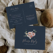 Eucalyptus Tuin Bloemen Menu Keuze RSVP Briefkaart