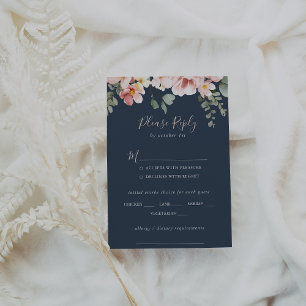 Eucalyptus Tuin Bloemen Trouwmenu Keuze RSVP Kaartje