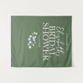 Eucalyptus Tuin Bruids Bruiloftfeest Wandkleed (Voorkant (horizontaal))