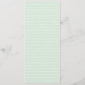 Eucalyptus tuin bruiloft Menu Kaart (Achterkant)