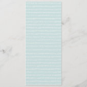 Eucalyptus tuin bruiloft Menu Kaart (Achterkant)