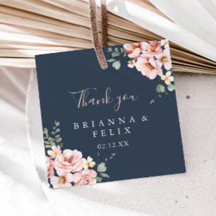 Eucalyptus Tuin Roos Bloemen Huwelijk Bedankjes Labels