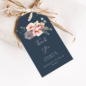 Eucalyptus Tuin Roos Bloemen Huwelijk Bedankt Cadeaulabel