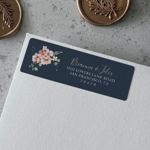 Eucalyptus Tuin Roos Bloemig Retouradres Label