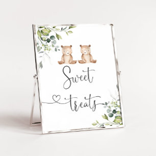 Eucalyptus twin beren snoepjes en behandelingen poster