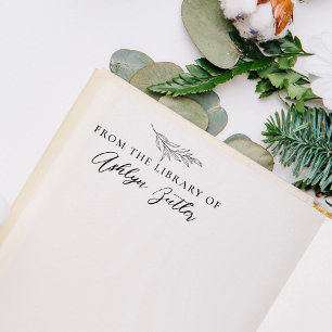 Eucalyptus Uit de Bibliotheek Van Boek Stempel