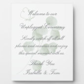 Eucalyptus Unplugged Ceremony Welkom Bord • Boho Fotoplaat (Voorkant)