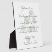 Eucalyptus Unplugged Ceremony Welkom Bord • Boho Fotoplaat (Zijkant)