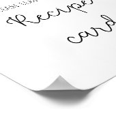 Eucalyptus - Uw recept-kaart hier poster (Hoek)