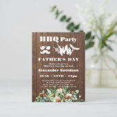 Eucalyptus Vaderdag Foto BBQ Briefkaart (Staand voorkant)