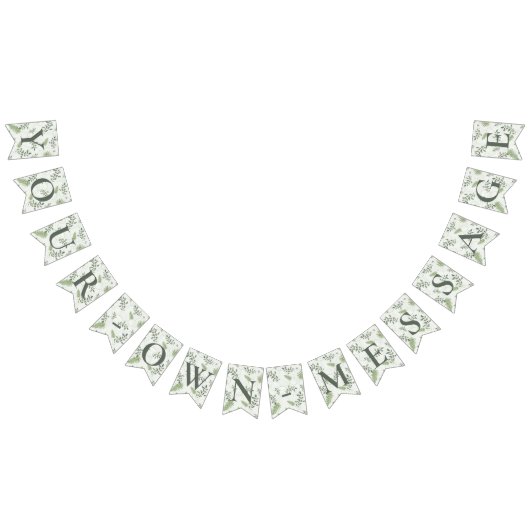 Eucalyptus & Varen Ringen Bruiloft Banner (Alle)