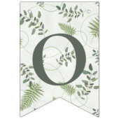 Eucalyptus & Varen Ringen Bruiloft Banner (Tweede vlag)