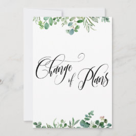 Eucalyptus Verandering van plannen 3 Uitgestelde b Kaart